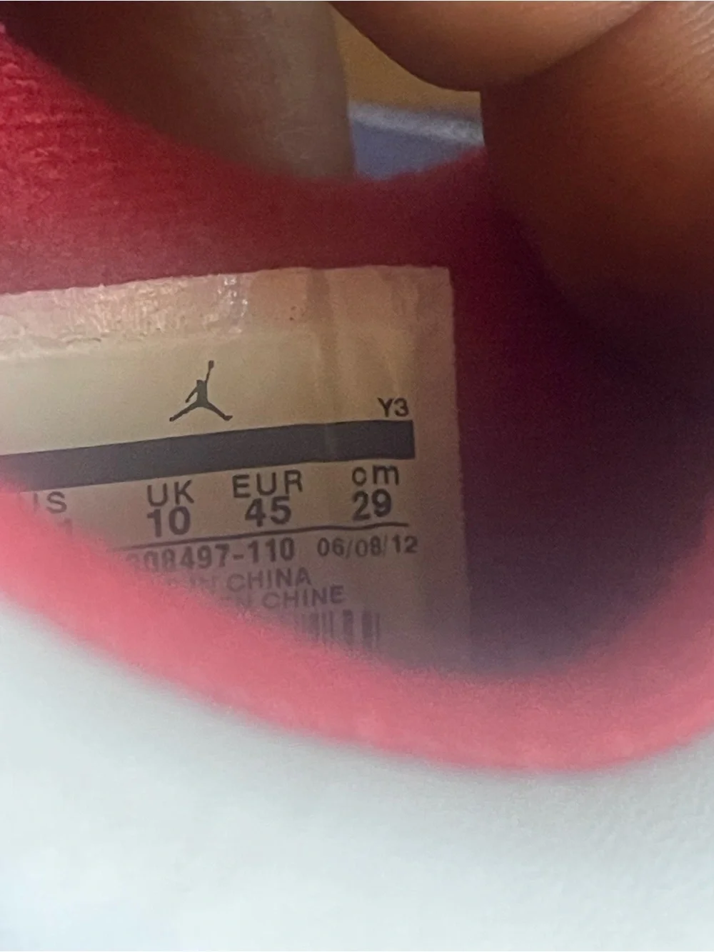 Jordan Red Jumpman Silhouette Canvas Art